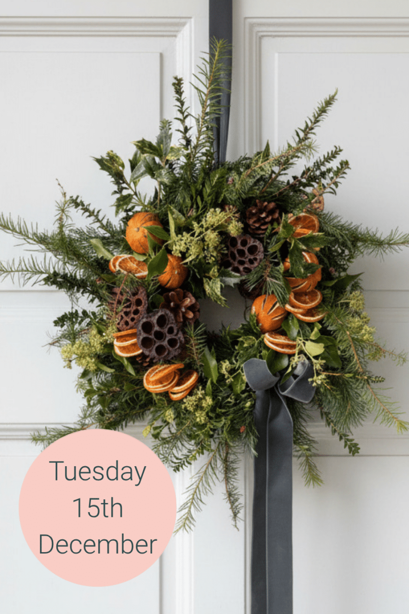 WHIMSICAL WREATH WORKSHOP / FRIDAY 15TH DEC