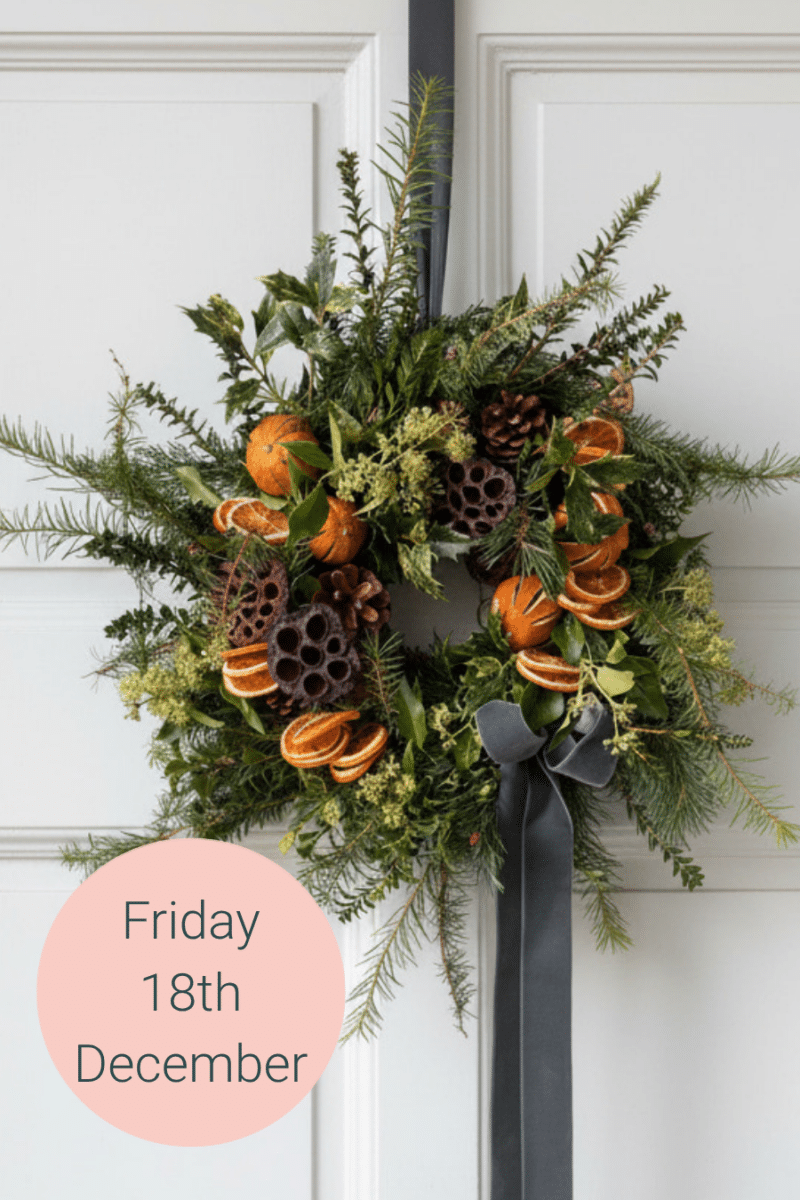 WHIMSICAL WREATH WORKSHOP / FRIDAY 18TH DEC